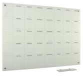Whiteboard Glas Solid 5-Wochen Mo-So 100x150 cm