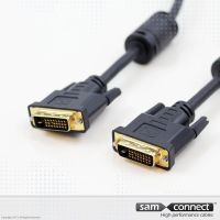 DVI-D Dual Link Kabel, 10m, m/m