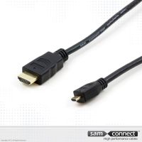 Micro HDMI zu HDMI Kabel, 1m, m/m