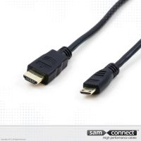 Mini HDMI zu HDMI Kabel, 1 m, m/m
