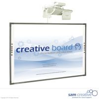 Creative Board Stylus 78" einflächig Wandmontage