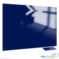 Whiteboard Glas Solid Marine Blau 90x120 cm