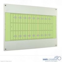 Whiteboard Glas Solid Rugby 45x60 cm