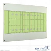 Whiteboard Glas Solid Rugby 60x90 cm