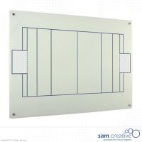 Whiteboard Glas Solid Wasserpolo 120x150 cm
