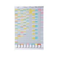 T-Kartenplaner Multifunktional 10 Spalten 96x64 cm