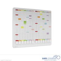 T-Karten Planer 16 Spalten, 50 Schlitze 90x101 cm