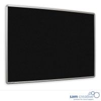Pinnwand Pro Schwarz 90x120 cm
