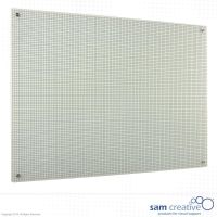Whiteboard Glas Solid Karo 1x1 cm 60x90 cm