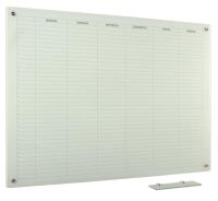 Whiteboard Glas 1-Woche Mo-Sa 45x60 cm