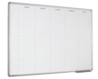 Whiteboard Wochenplaner 1-Woche Mo-Fr 120x240 cm