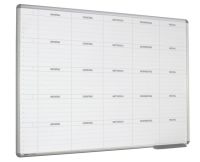 Whiteboard Wochenplaner 5-Wochen Mo-Fr 120x180 cm