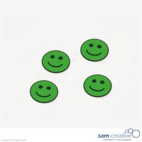 Whiteboard Magnetsymbole Smiley :-) 30mm grün