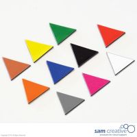 Whiteboard Magnetsymbole Dreieck 2 cm braun