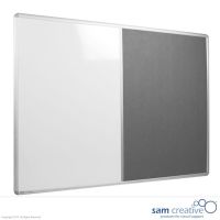 Kombiboard Whiteboard/Pinnwand 100x150 cm
