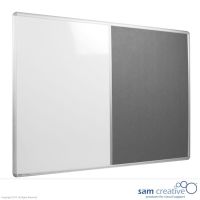 Kombiboard Whiteboard/Pinnwand 60x120 cm
