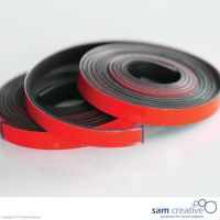 Whiteboard Magnetband 5mm Rot, 2x 100cm