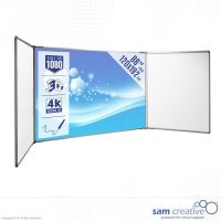 Whiteboard Projektion Flügeltafel 120x192 cm