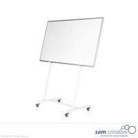 Mobiler Whiteboard-Ständer Weiß Groß