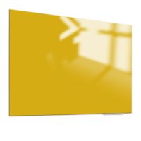 Whiteboard Glas Elegance Gelb 45x60 cm