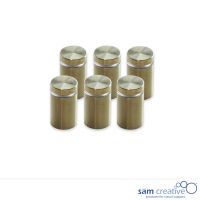 Whiteboard Glas Solid Montagesystem Gold (6x)