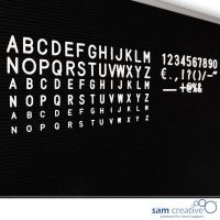 Buchstaben für die Buchstabentafel 13 mm