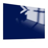 Whiteboard Glas Elegance Marine Blau 45x60 cm
