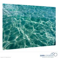 Whiteboard Glas Solid Wasser 45x60 cm