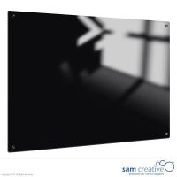 Whiteboard Glas Solid Schwarz 100x200 cm