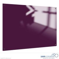 Whiteboard Glas Solid Perfekt Lila 90x120 cm