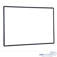 Whiteboard Pro Magnetisch Emailliert 120x240 cm schwarzer Rahmen