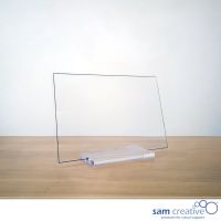 Whiteboard Desk Tischmodell Transparent 15x21 cm